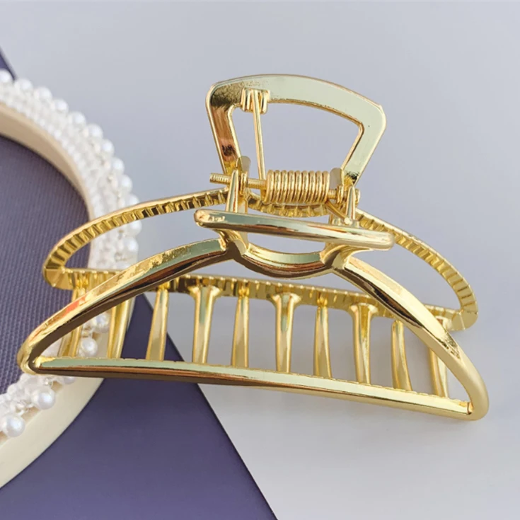 2pcs/set Mini Imitation Pearl Hair Claws For Women Girls Hair Clip Pins Fashionable Metal Grab Clips Gifts Hair Accessories