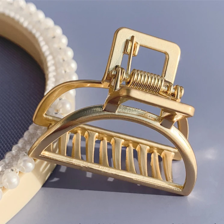 2pcs/set Mini Imitation Pearl Hair Claws For Women Girls Hair Clip Pins Fashionable Metal Grab Clips Gifts Hair Accessories