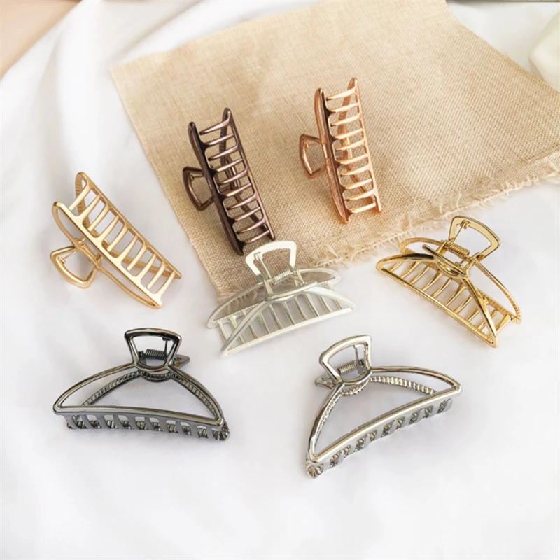 2pcs/set Mini Imitation Pearl Hair Claws For Women Girls Hair Clip Pins Fashionable Metal Grab Clips Gifts Hair Accessories
