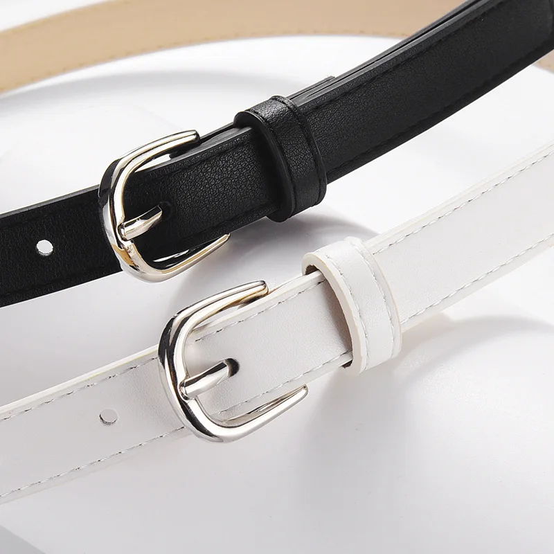1spc PU Belt, Fashionable and Versatile, with a Commuter Style Pin Buckle, Pairs Well with Jeans and a Belt