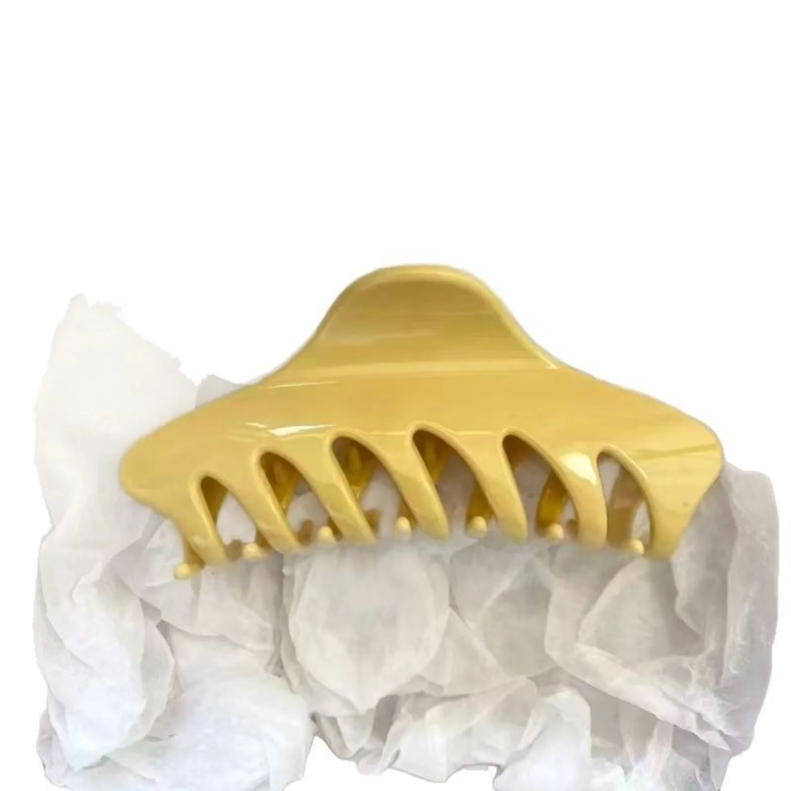 1PC Women's Geometric 1PC Hair Clutches, Transparent Acrylic Material, Trendy Hair Grips for Stylish Daily & Party Looks