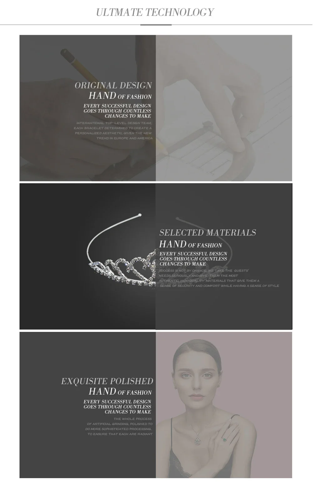 Fashion Ladies Rhinestone Hair Ring Girls New Elegant Temperament Pill Hair Rope Leather Band Hair Accessories Jewelry Gift