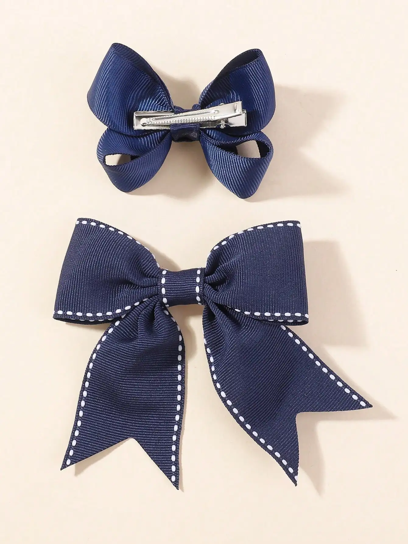 34Pcs/Set New Fashion Layered Hairbands Ribbon Bows Headband Hair Clips BB Clips Hair Ties Handmade Hair Accessories Girls