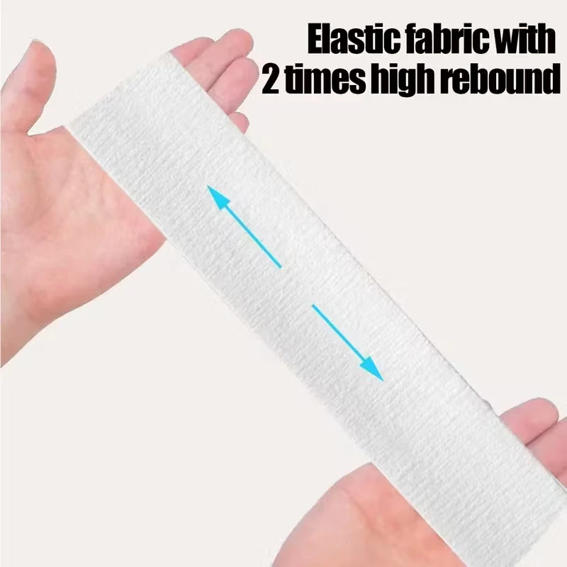 10/50/100pcs Disposable Headbands Spa Salon Facial Headband Black White Pink Elastic Adjustable Magic Tape Skincare Accessory