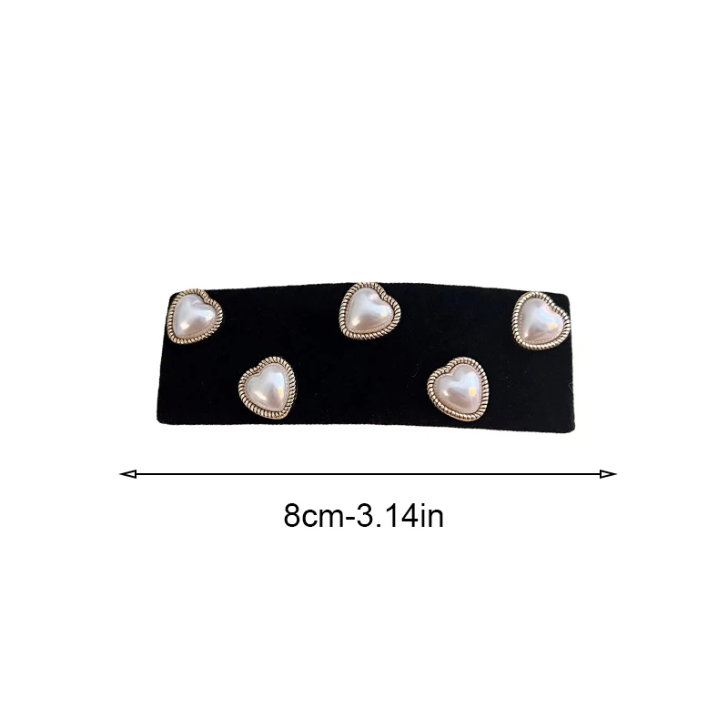 1pc Retro Korean Version New Bb Clip Hair Accessory for Women, Pearl Hair Clip, Hair Accessory Clip, Dec Jewelry
