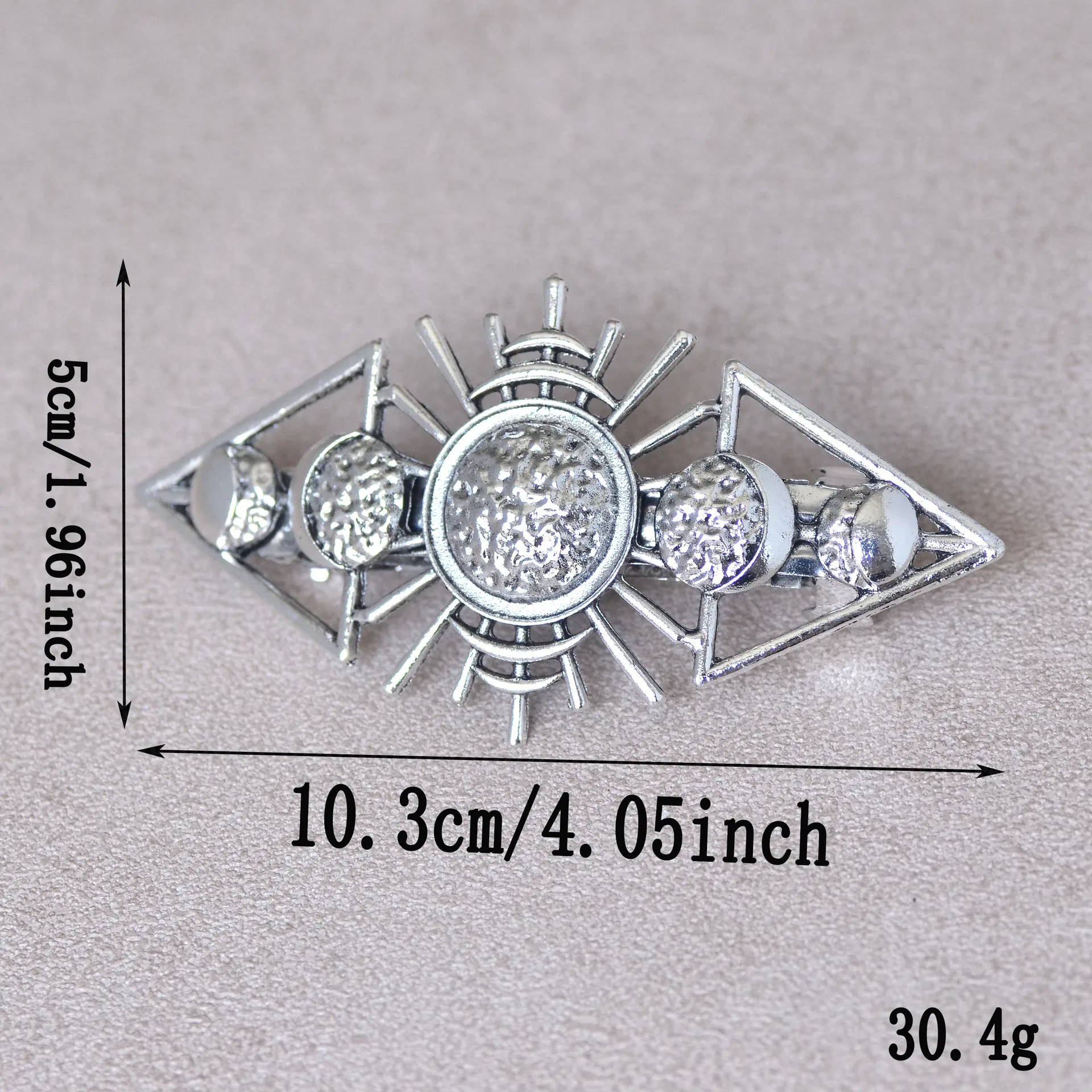 Viking hair clip, French hair clip, Gothic witch spring clip accessory, butterfly, bat, animal headwear, women's hair accessory