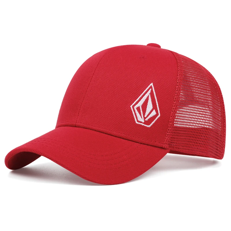 Fashion Trend New Diamond Embroidered Breathable Cooling Mesh Hat Men's Hip Hop Hat Women's Outdoor Sports Sunshade Baseball Hat