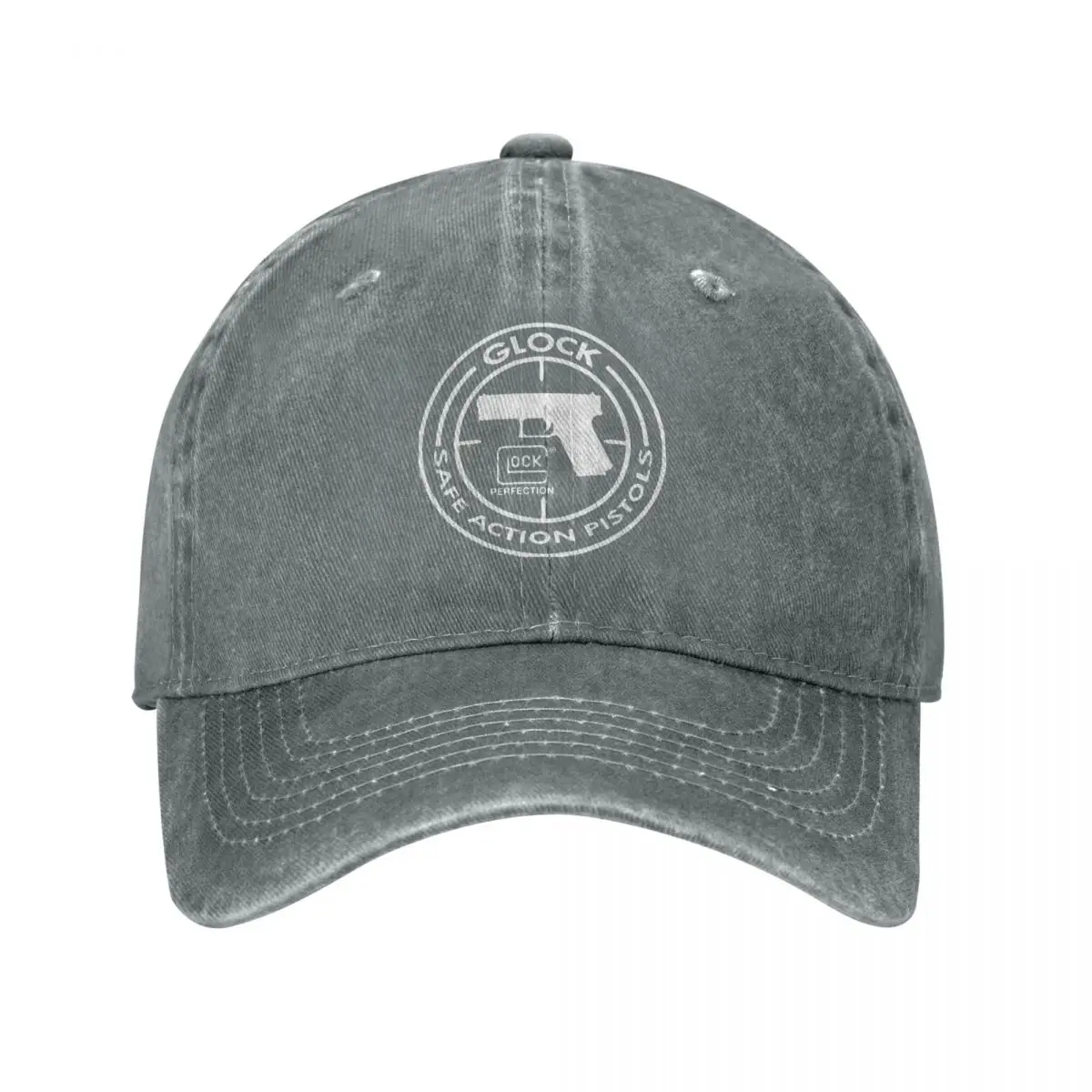 Vintage  Tactical Shooting Gun Baseball Caps Men Women Distressed Denim Washed Sun Cap Outdoor Summer Gift Hats Cap