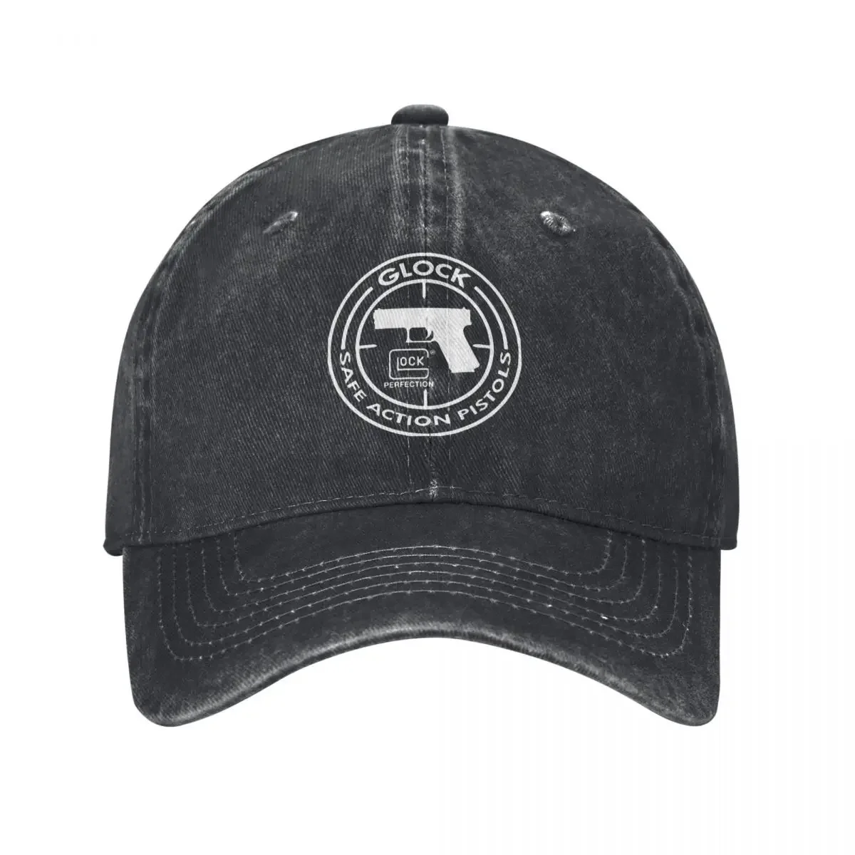 Vintage  Tactical Shooting Gun Baseball Caps Men Women Distressed Denim Washed Sun Cap Outdoor Summer Gift Hats Cap