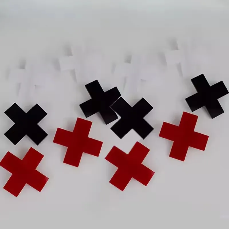 Gothic Acrylic Cross Hairpins for Spicy Girls Hair Clip Fashion Girl Party Gift Y2K Women Accessories Headwear Bobby Pins