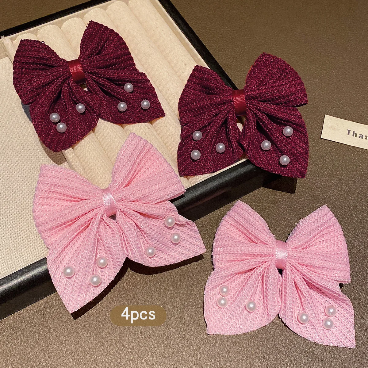 4 fashionable bow hair clips suitable for daily use