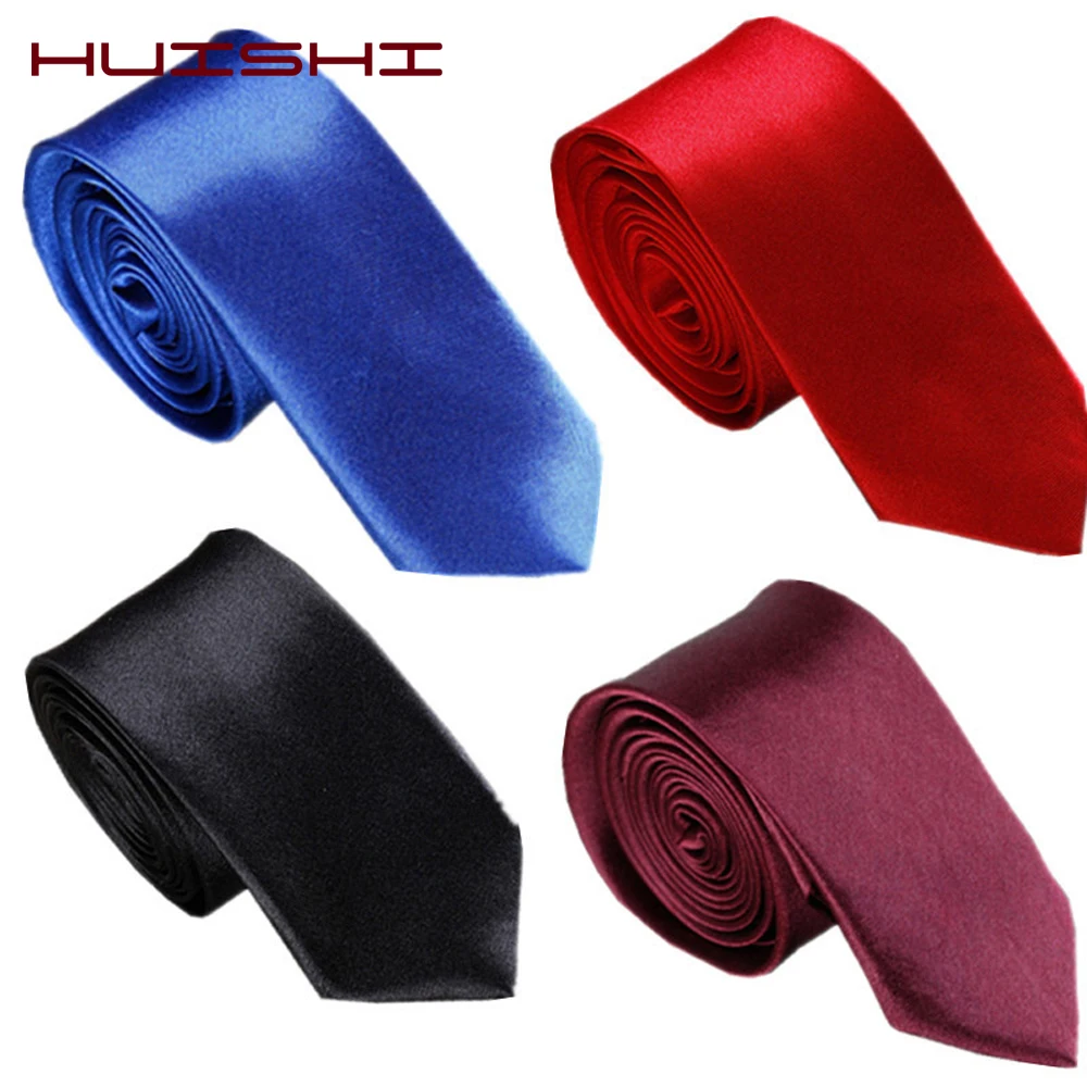 Slim Tie Men Satin Necktie 5cm Skinny Women Neck Tie Colorful Black White Pink Gold Necktie For Patry Wedding Accessories Gravat