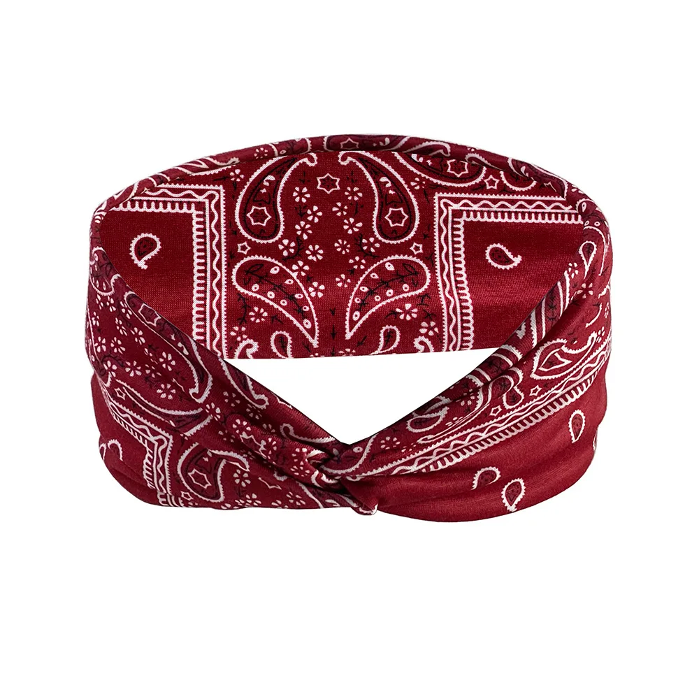 Wide Headbands For Women Large Turban Workout Headband Fashion Yoga Hair Bands Twisted Thick Hair Accessories