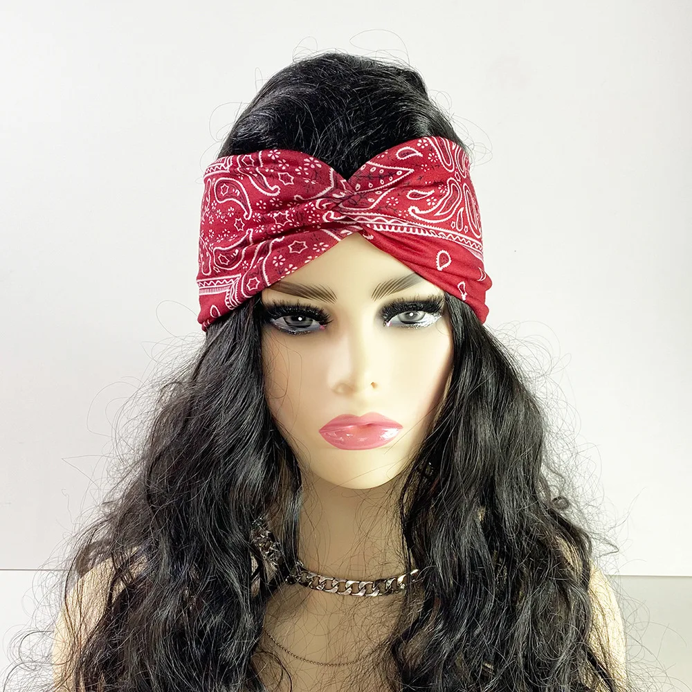 Wide Headbands For Women Large Turban Workout Headband Fashion Yoga Hair Bands Twisted Thick Hair Accessories