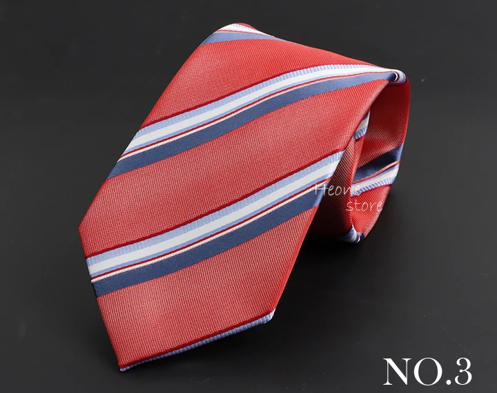 Luxury Business Men Tie Sage Green Orange Stripes Neckties Fit Wedding Party Office Group Holiday Party Daily Cravat Accessories