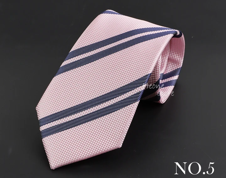 Luxury Business Men Tie Sage Green Orange Stripes Neckties Fit Wedding Party Office Group Holiday Party Daily Cravat Accessories
