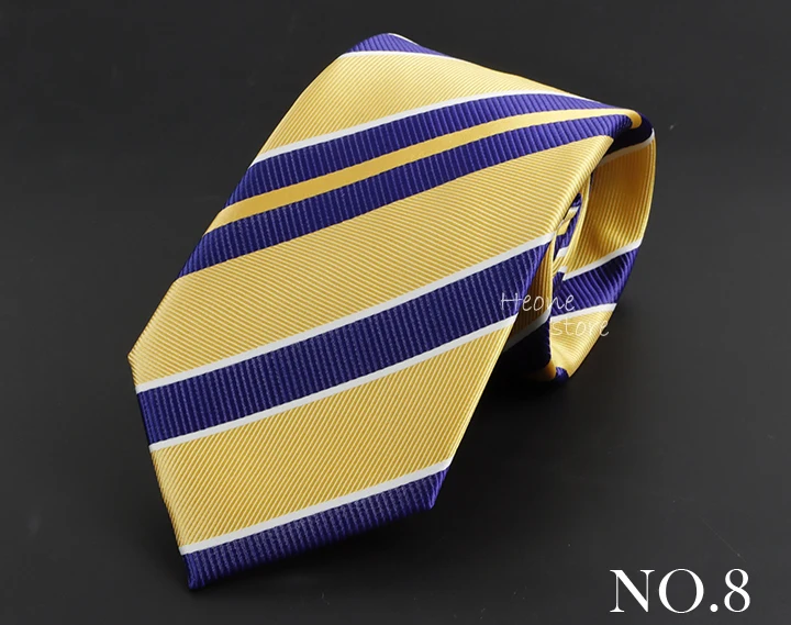 Luxury Business Men Tie Sage Green Orange Stripes Neckties Fit Wedding Party Office Group Holiday Party Daily Cravat Accessories