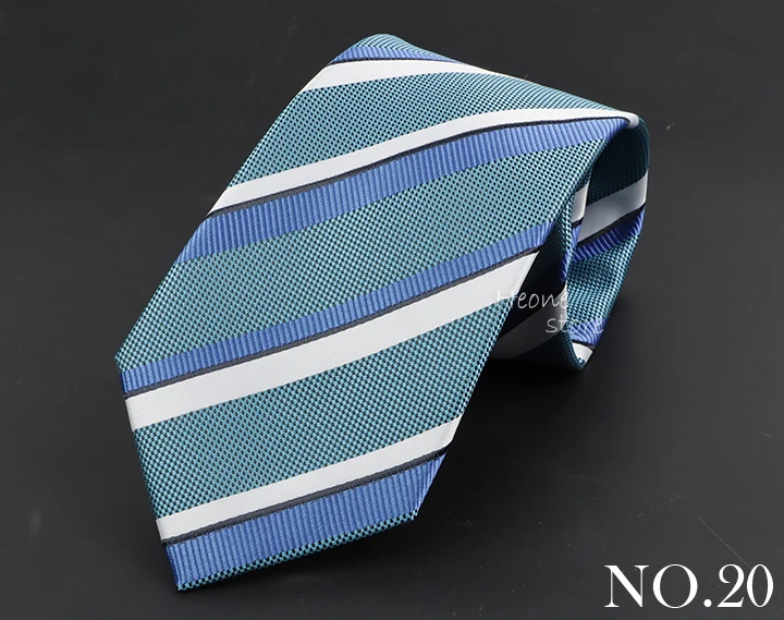 Luxury Business Men Tie Sage Green Orange Stripes Neckties Fit Wedding Party Office Group Holiday Party Daily Cravat Accessories