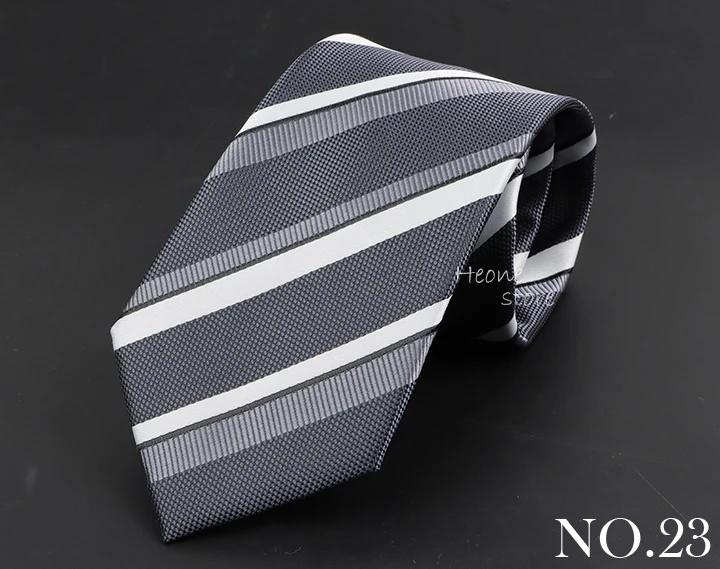 Luxury Business Men Tie Sage Green Orange Stripes Neckties Fit Wedding Party Office Group Holiday Party Daily Cravat Accessories