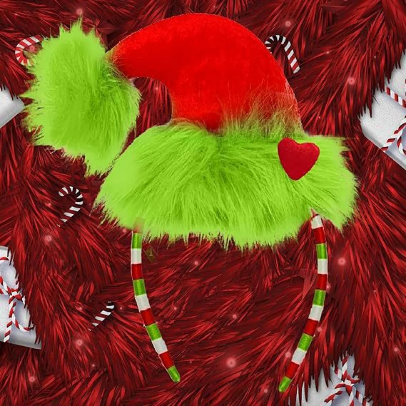 1PC Color Sent Randomly Headband Decoration – Green Christmas Edition, Bowknot Style, Antler Style, Patrick's Day Party