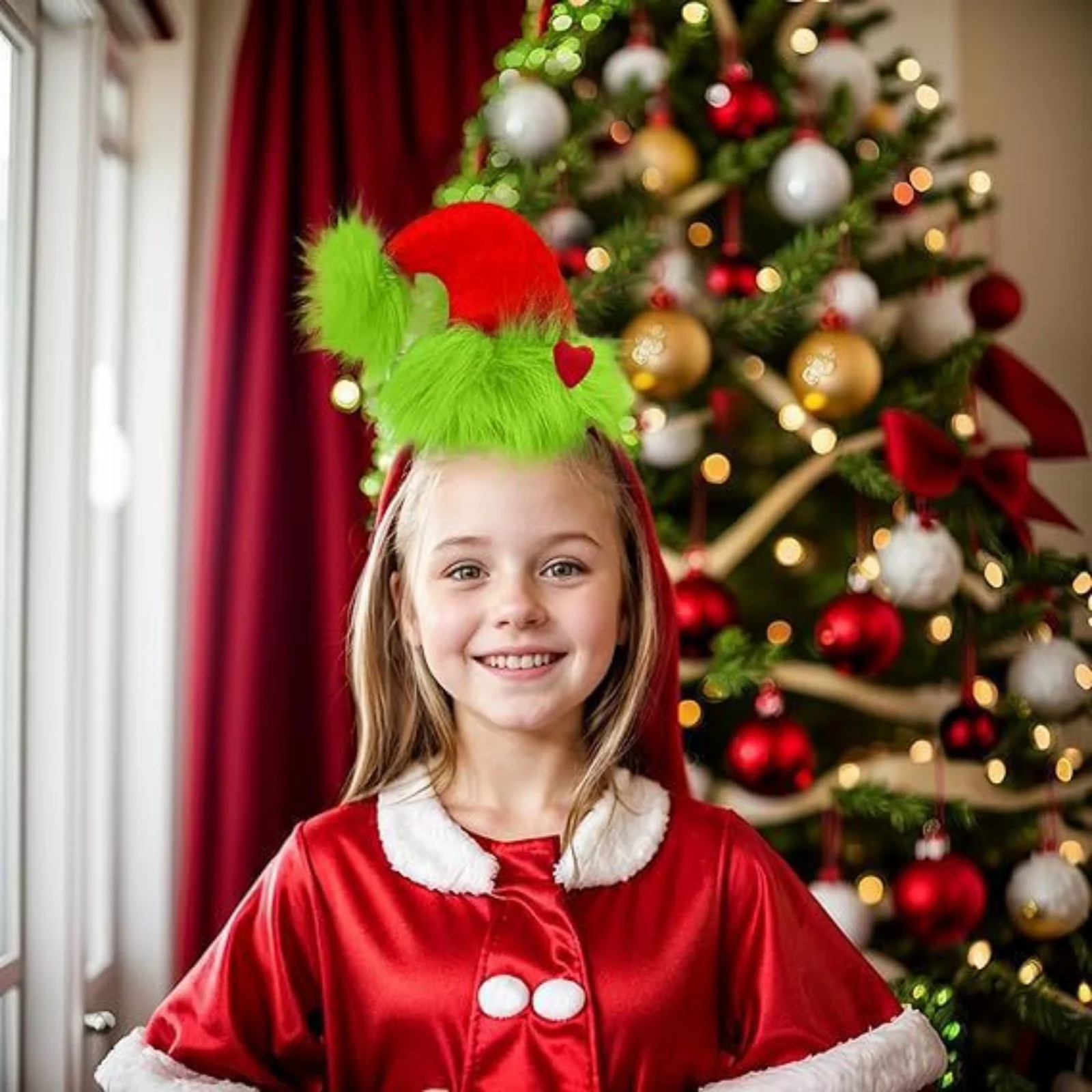 1PC Color Sent Randomly Headband Decoration – Green Christmas Edition, Bowknot Style, Antler Style, Patrick's Day Party