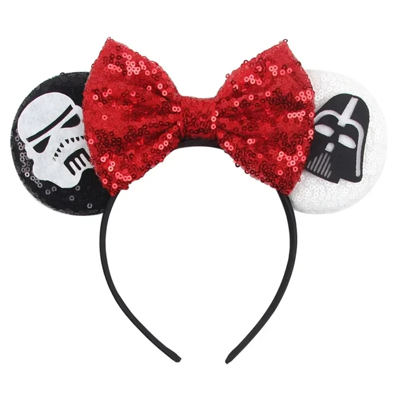 Disney Mickey Mouse Ears Marvel Spiderman Headbands for Kids Girls The Avengers Hairbands Adult Men Women Hair Accessories Gifts