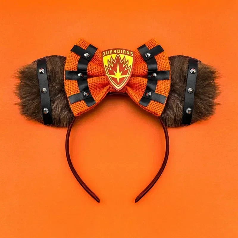 Disney Mickey Mouse Ears Marvel Spiderman Headbands for Kids Girls The Avengers Hairbands Adult Men Women Hair Accessories Gifts
