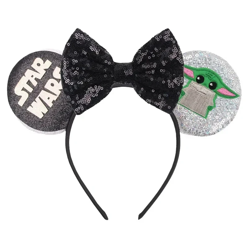 Disney Mickey Mouse Ears Marvel Spiderman Headbands for Kids Girls The Avengers Hairbands Adult Men Women Hair Accessories Gifts