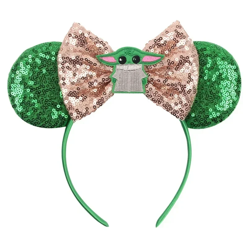 Disney Mickey Mouse Ears Marvel Spiderman Headbands for Kids Girls The Avengers Hairbands Adult Men Women Hair Accessories Gifts