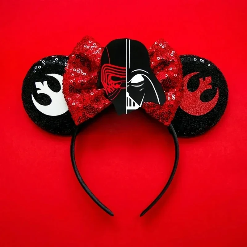 Disney Mickey Mouse Ears Marvel Spiderman Headbands for Kids Girls The Avengers Hairbands Adult Men Women Hair Accessories Gifts