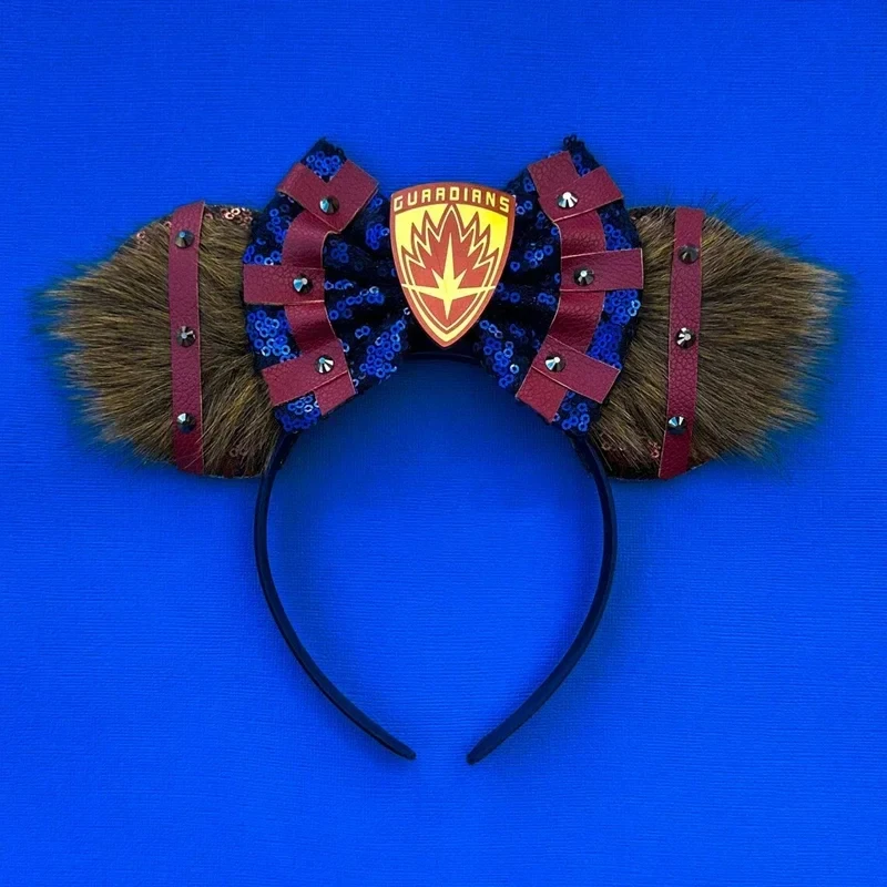 Disney Mickey Mouse Ears Marvel Spiderman Headbands for Kids Girls The Avengers Hairbands Adult Men Women Hair Accessories Gifts