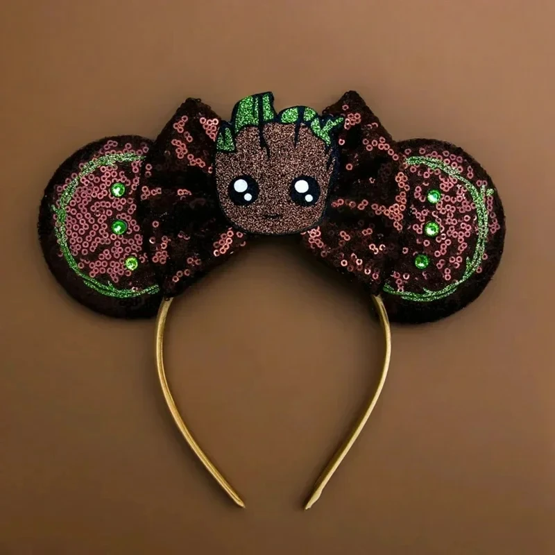 Disney Mickey Mouse Ears Marvel Spiderman Headbands for Kids Girls The Avengers Hairbands Adult Men Women Hair Accessories Gifts