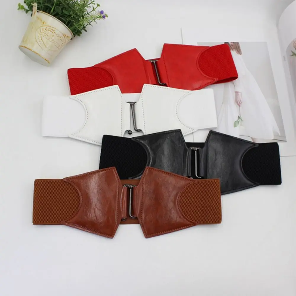 Plus Size Elastic Corset Belts Ladies Dress Suit Wide Big Waistband Waist Wide Stretch Designer Stretch Cummerbunds Female