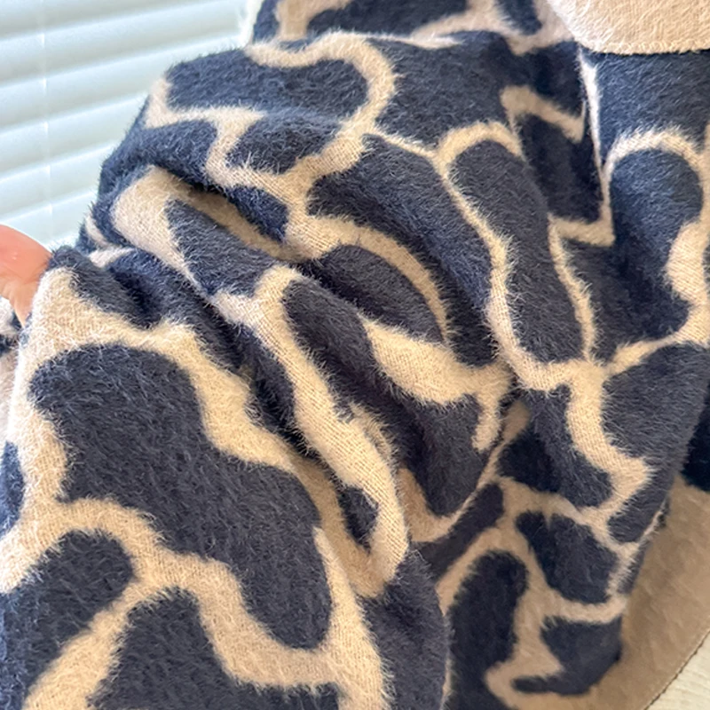 2025 New Design Women's Winter Cashmere Scarf - Elegant Warm Leopard Print Pashmina Shawl, Poncho & Bufanda