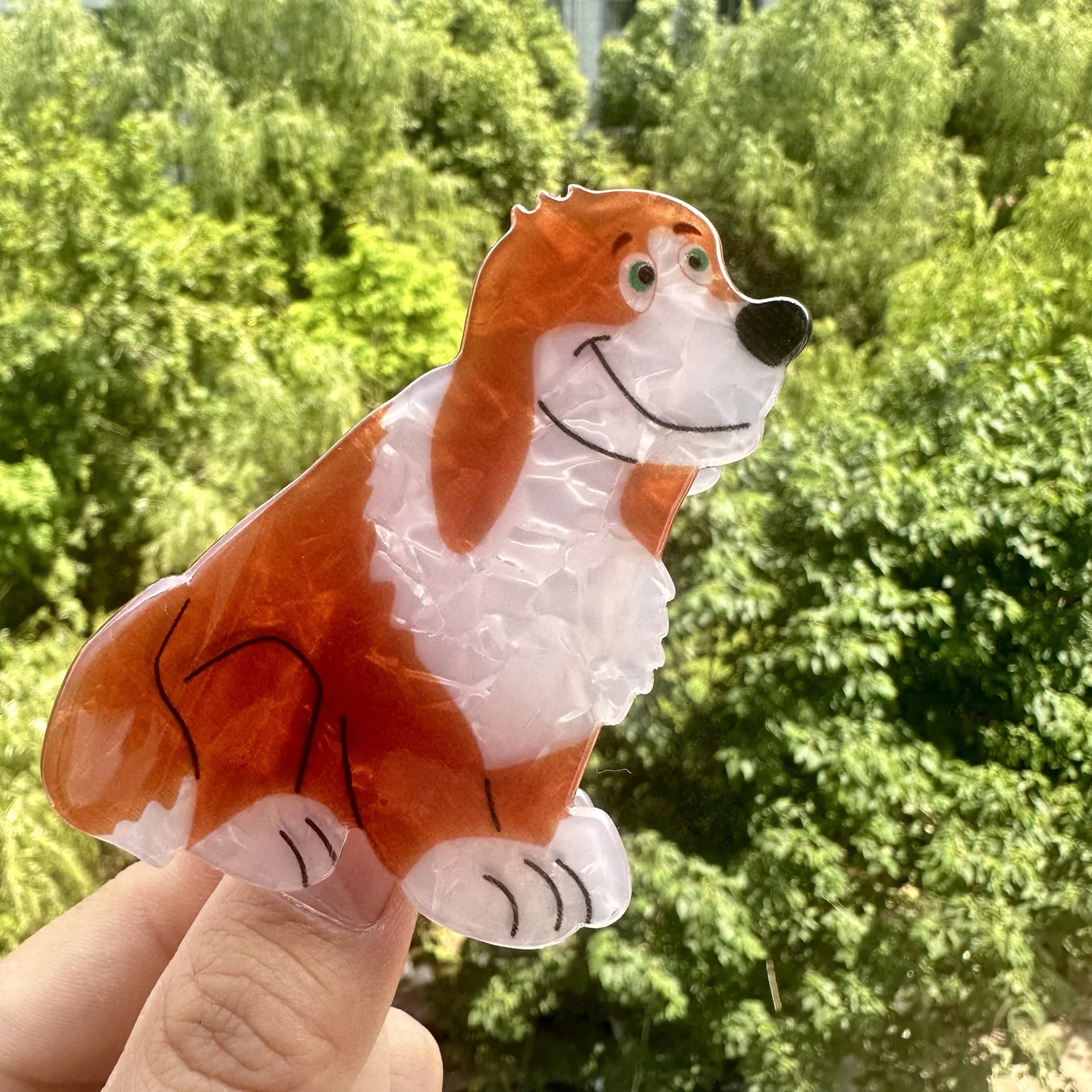 1PC Sweet Cartoon Cute Pet Claw Clip Series for Cats and Dogs, Shark Clip for Hairstyles, Girl Cartoon Hairpin Headwear.