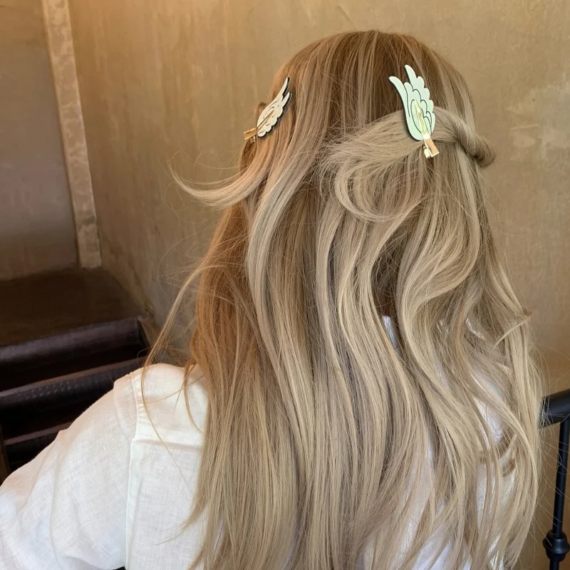 Y2K Cute Wing Hair Clips Invisible Side Bang Clip Hairpin for Women Kawaii Hair Accessories for Women Girls Headwear Party Gifts