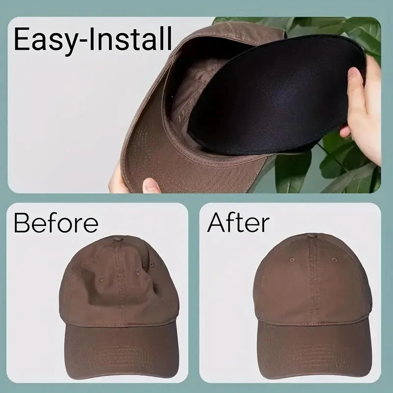 Adjustable Hat Inner Support Cotton Pad Anti-deformation Baseball Cap Visor Insert Curved Brim Shape Retainers Resistant Liner