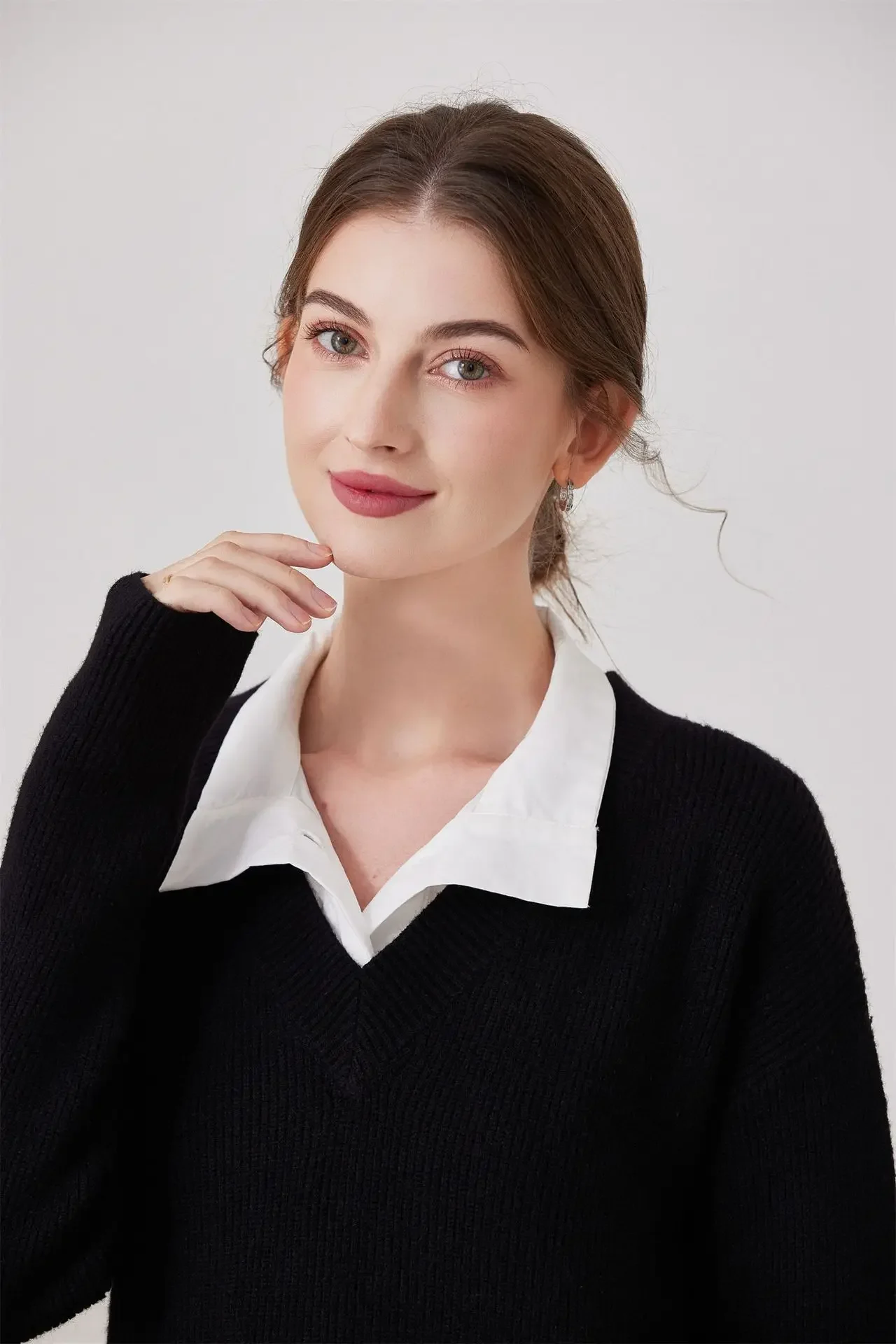 Fake Collar White Half Shirt Stand Detachable Shirt False Collar for Women Blouse Sweater Lapel Clothing Accessories