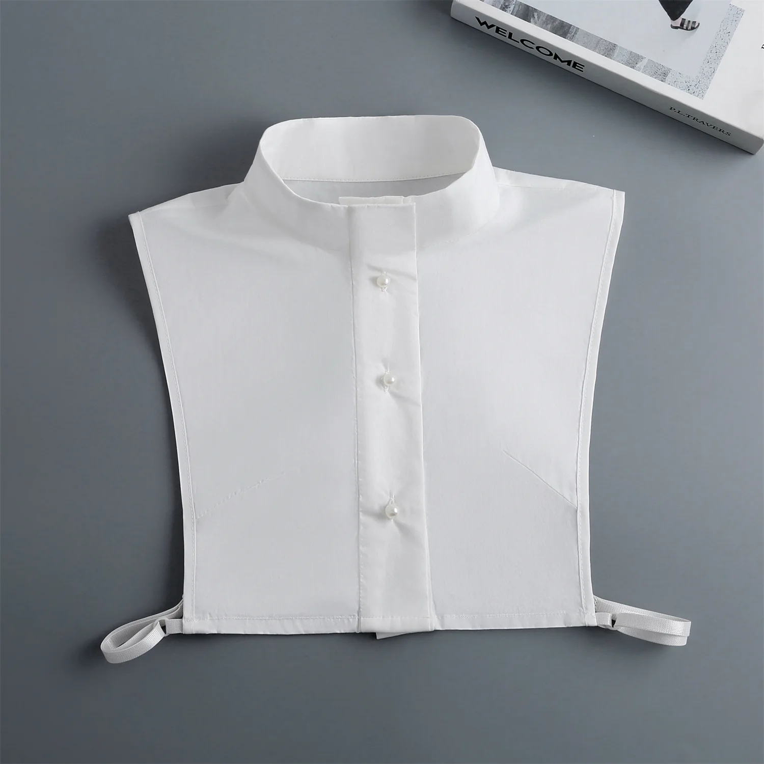 Fake Collar White Half Shirt Stand Detachable Shirt False Collar for Women Blouse Sweater Lapel Clothing Accessories