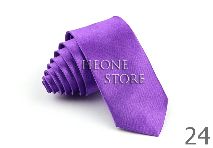 Super Slim 5cm Tie For Men Solid Rainbow Color Polyester Necktie Narrow Skinny Red Bule Orange Fashion Daily Shirt Accessory