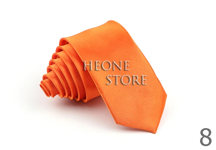 Super Slim 5cm Tie For Men Solid Rainbow Color Polyester Necktie Narrow Skinny Red Bule Orange Fashion Daily Shirt Accessory