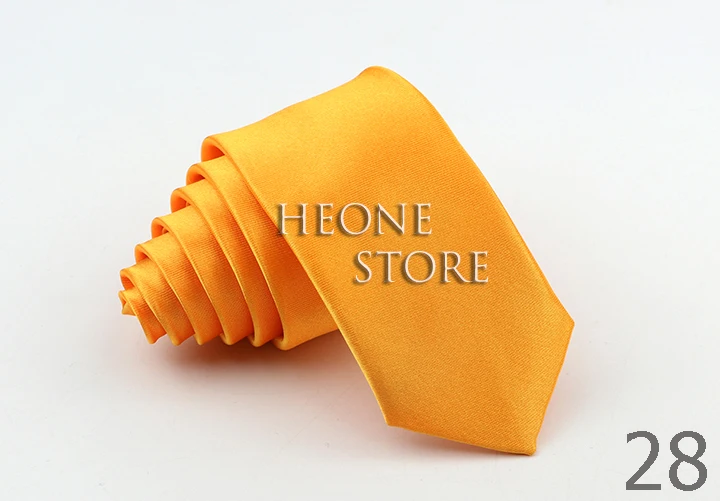 Super Slim 5cm Tie For Men Solid Rainbow Color Polyester Necktie Narrow Skinny Red Bule Orange Fashion Daily Shirt Accessory