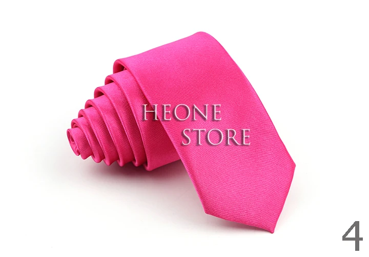 Super Slim 5cm Tie For Men Solid Rainbow Color Polyester Necktie Narrow Skinny Red Bule Orange Fashion Daily Shirt Accessory