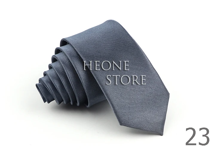 Super Slim 5cm Tie For Men Solid Rainbow Color Polyester Necktie Narrow Skinny Red Bule Orange Fashion Daily Shirt Accessory