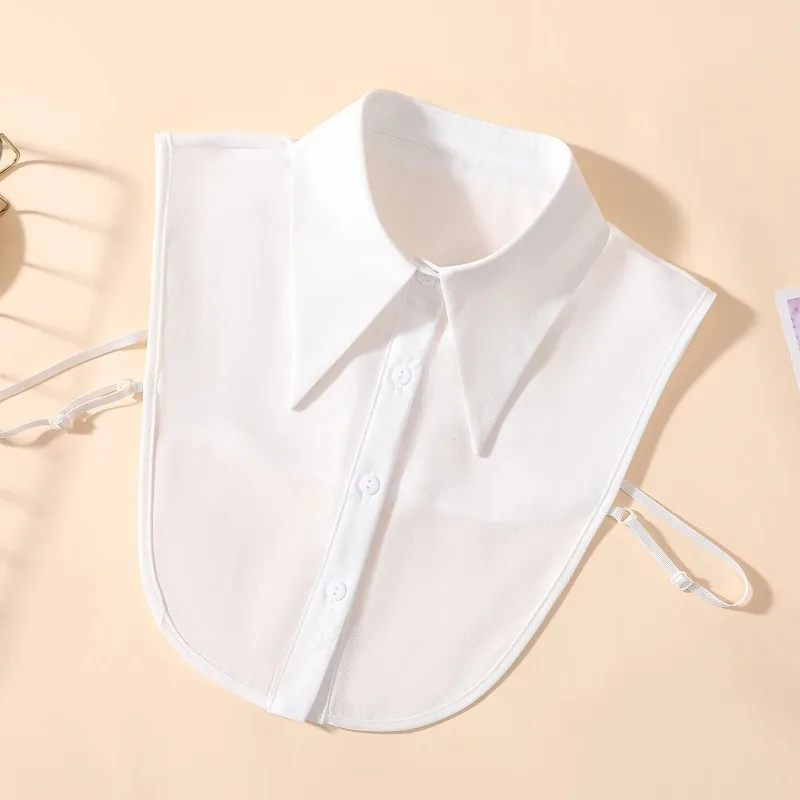 Women's Fashionable and Elegant Encrypted Chiffon Fake Collar Half Shirt Detachable Versatile Accessory Collar XF-C1 New