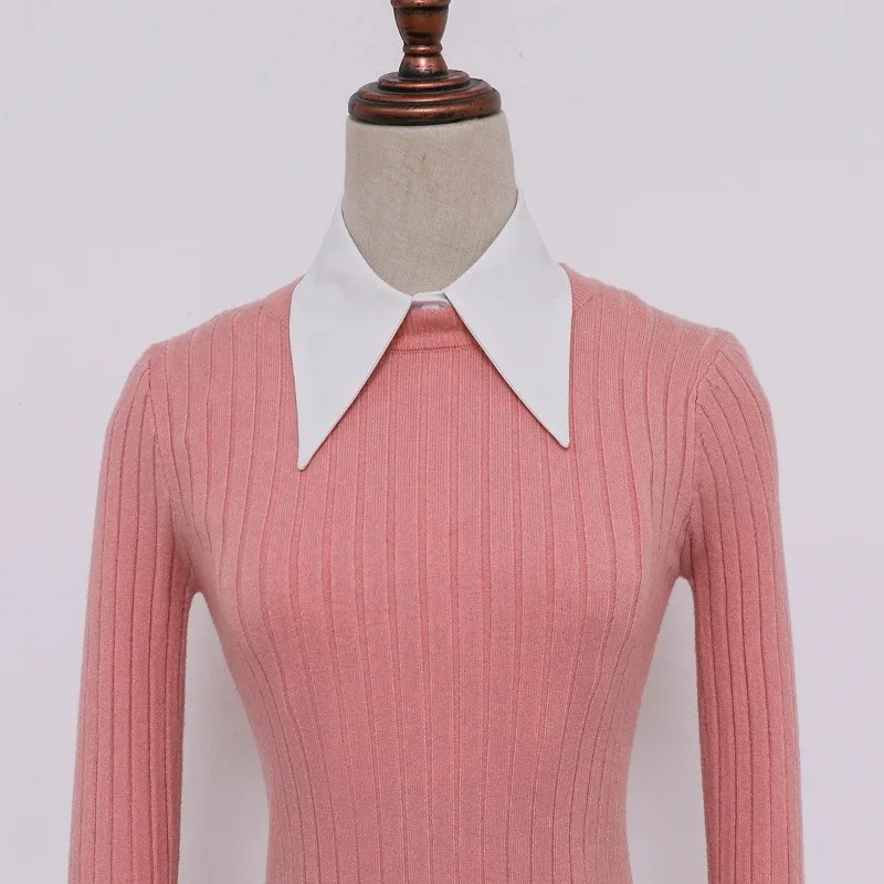 Women's Fashionable and Elegant Encrypted Chiffon Fake Collar Half Shirt Detachable Versatile Accessory Collar XF-C1 New
