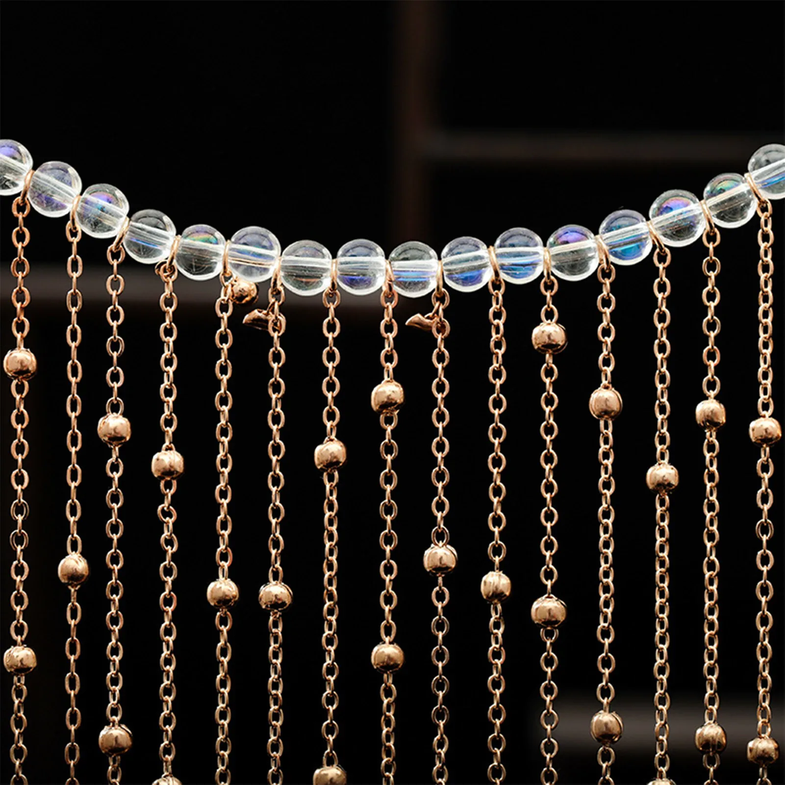 Ancient Style Hair Accessories Hanfu Veil Female Hanging Ear Tassel Face Curtain Chinese Headdress Dance Performance Accessories