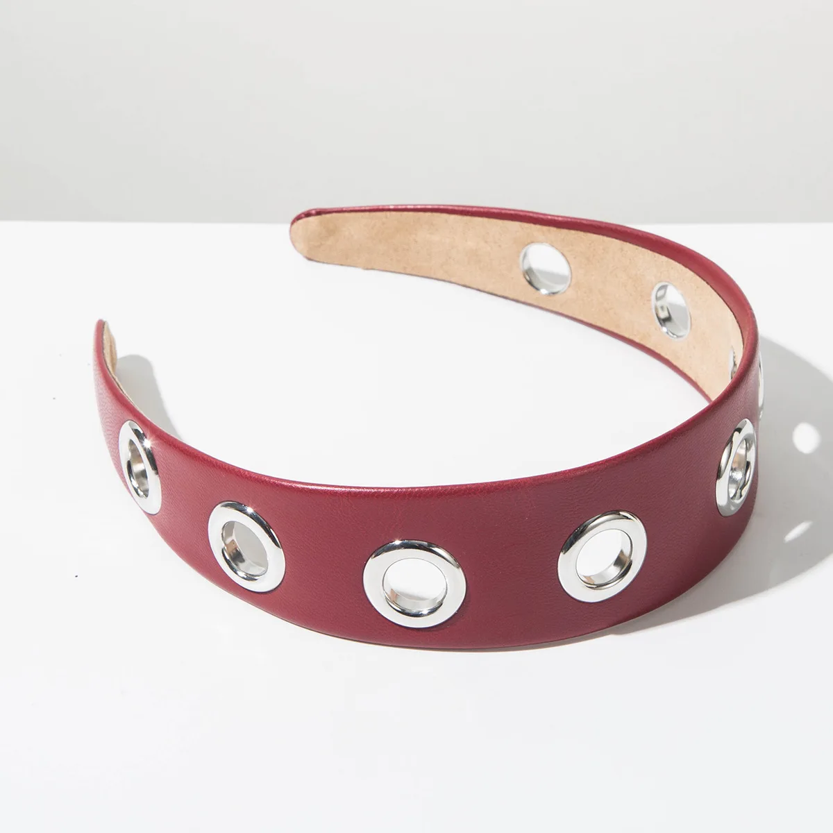 Fashion Hip Hop Style Wide Cloth Headband Solid Color Elegant Circle Decor Hairband Women Trendy Hair Accessories