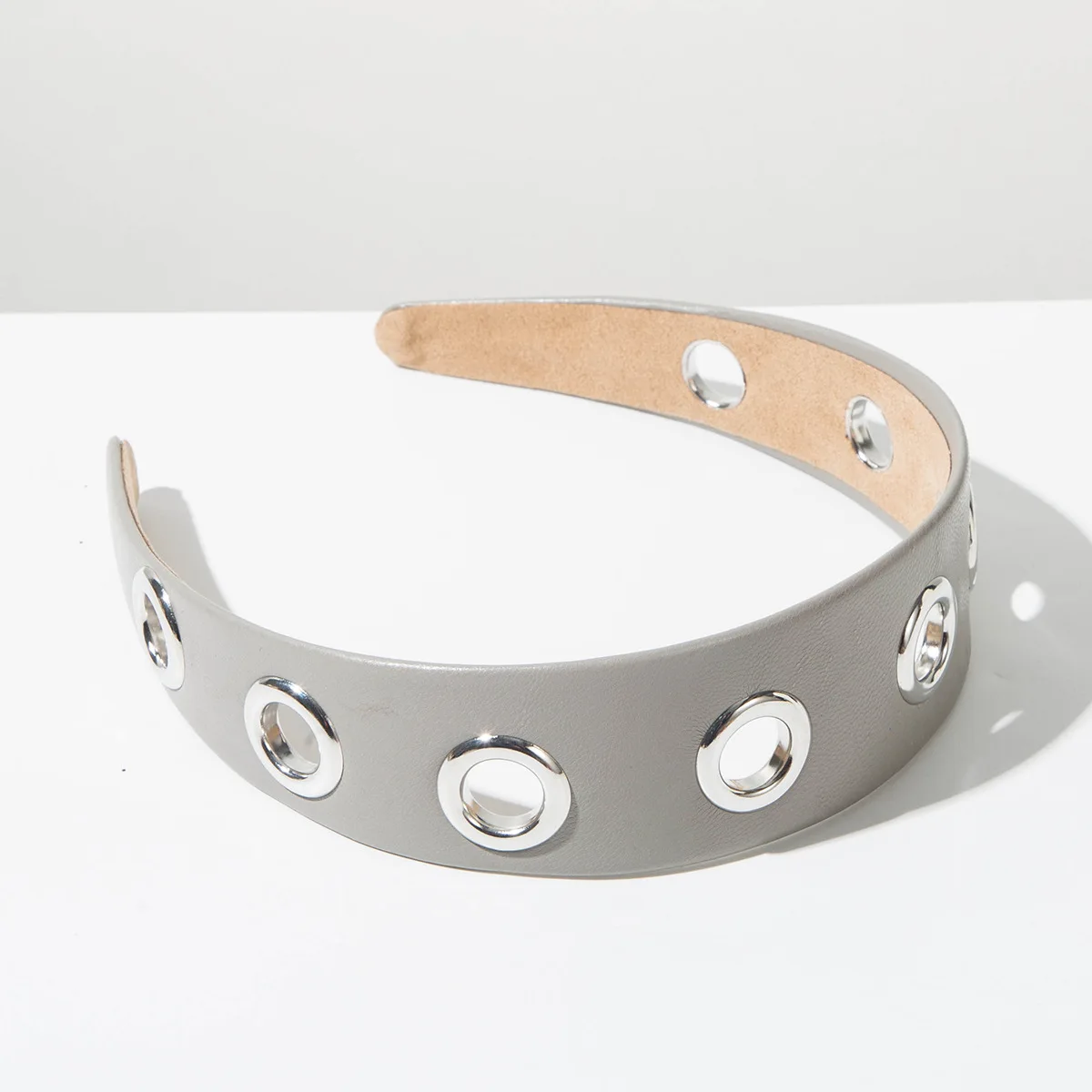 Fashion Hip Hop Style Wide Cloth Headband Solid Color Elegant Circle Decor Hairband Women Trendy Hair Accessories