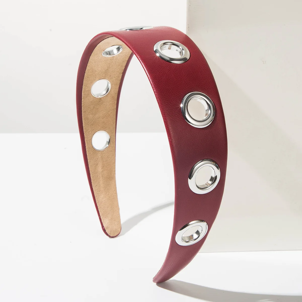 Fashion Hip Hop Style Wide Cloth Headband Solid Color Elegant Circle Decor Hairband Women Trendy Hair Accessories